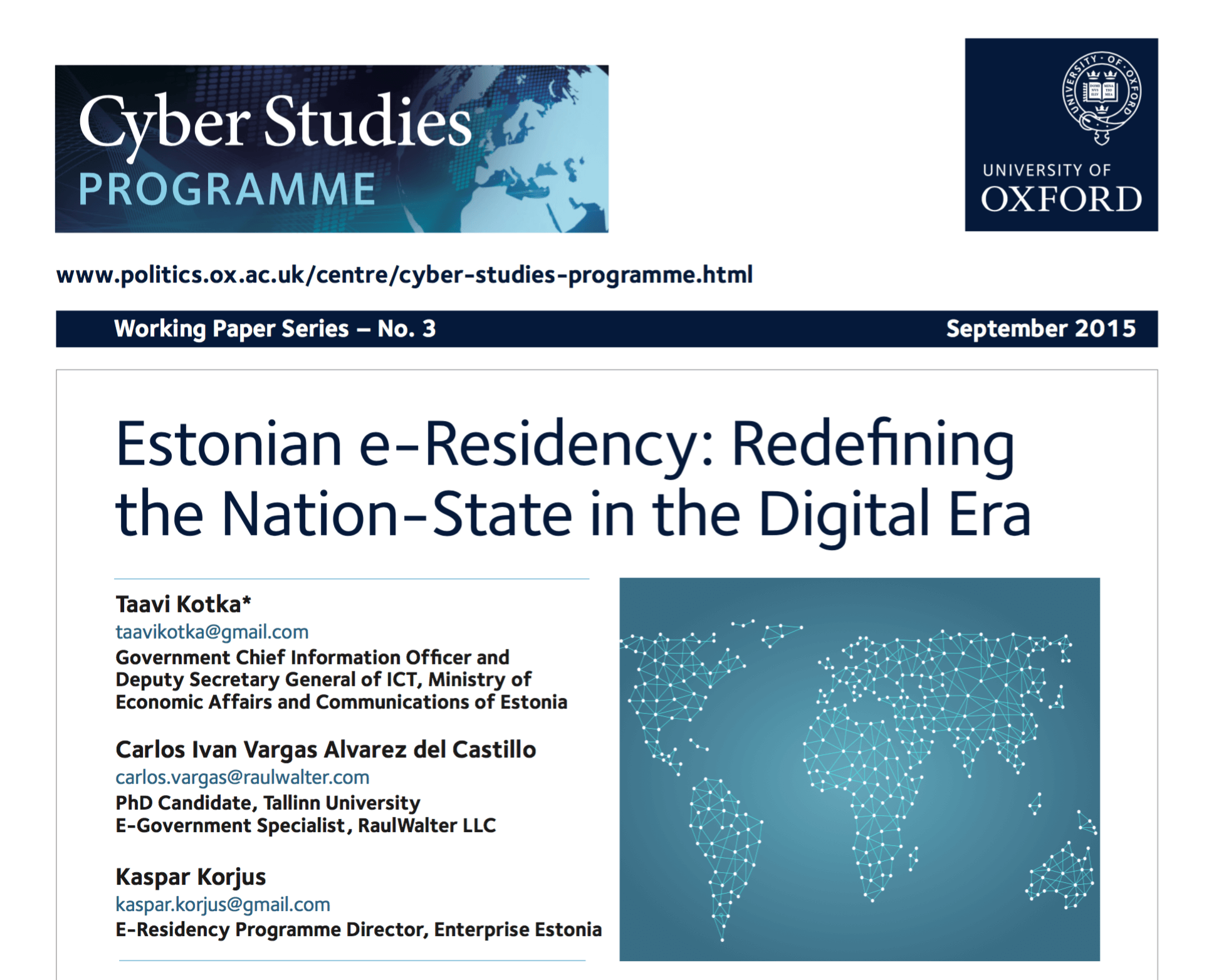 Estonian e-Residency: Redefining the Nation-State in the Digital Era preview image